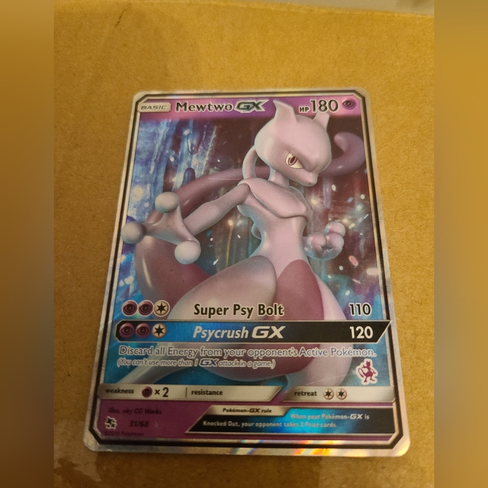Pokemon Trading Card Game Shining Legends Secret Rare Mewtwo GX #78